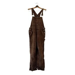 Brown Corduroy Sonoma Jean Company Oversized Overalls Size M Unisex Fit Workwear